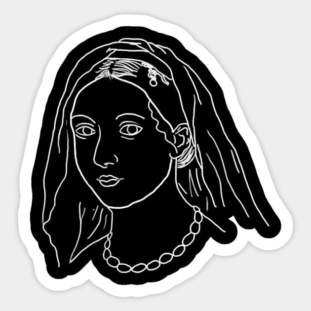 Raphael Sticker by francescadaferrara